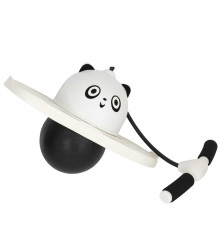 Pogo Jumper Copii cu Maner Reglabil pentru Echilibru si Sarituri Negru-Alb