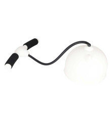 Pogo Jumper Copii cu Maner Reglabil pentru Echilibru si Sarituri Negru-Alb