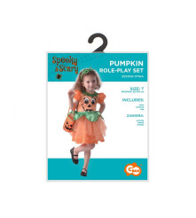 Costum Dovleac pentru Copii Halloween 92/104 (3-4 Ani)