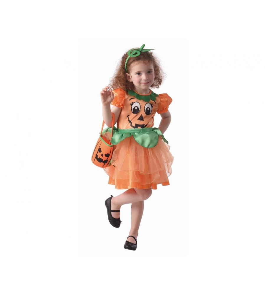 Costum Dovleac pentru Copii Halloween 92/104 (3-4 Ani)