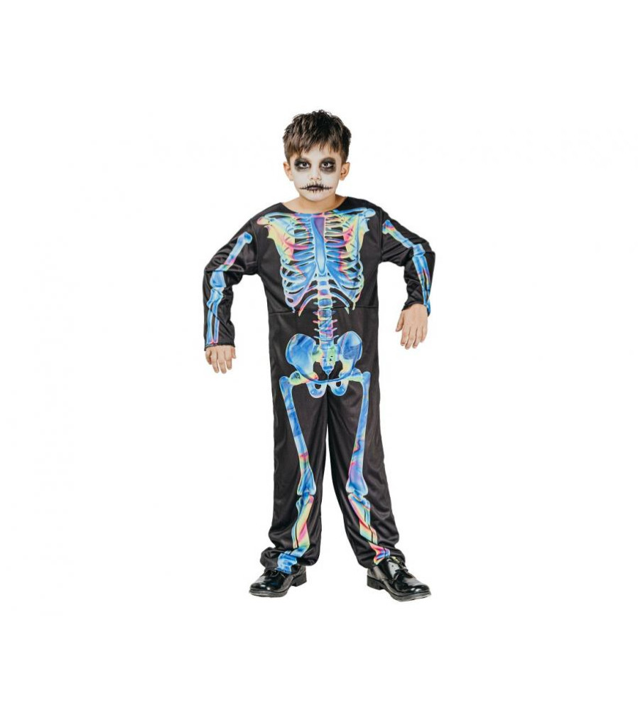Costum carnaval pentru Copii Schelet Inchisoare 130/140 (9-10 ani)