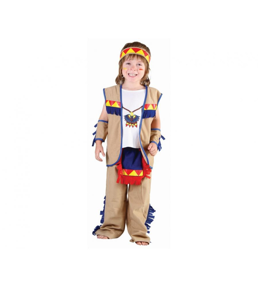Costum carnaval pentru Copii Indian 92/104 (3-4 ani)