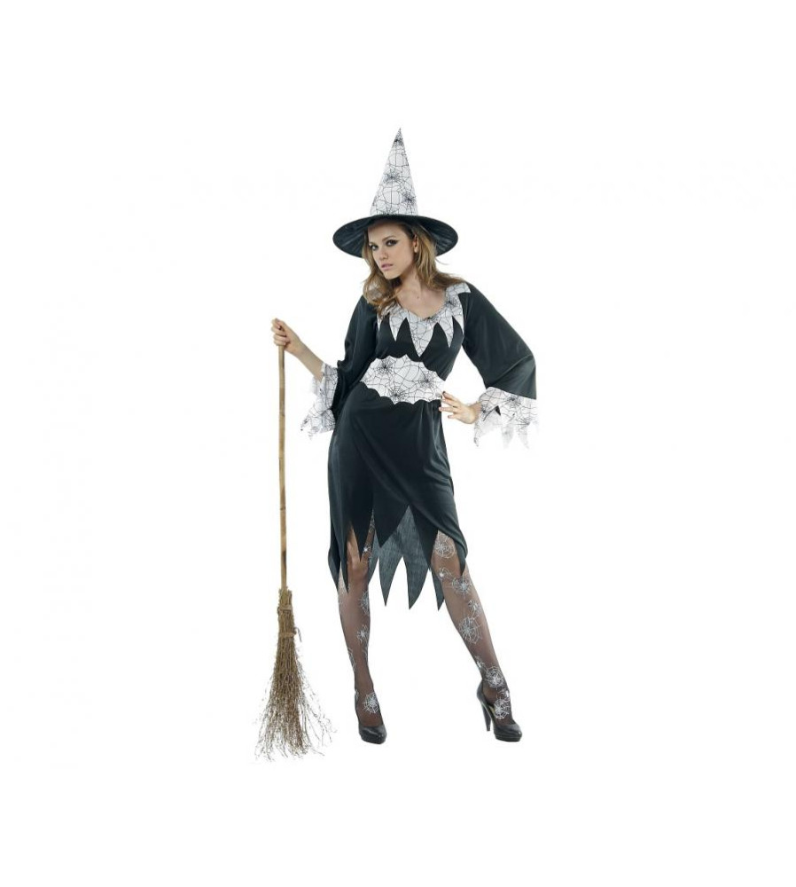 Costum Vrajitoare Adult Halloween, Rochie Palaria si Curea, Marimea S