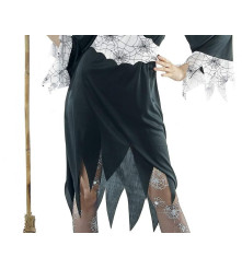 Costum Vrajitoare Adult Halloween, Rochie Palaria si Curea, Marimea S