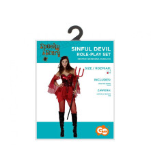 Costum Diavolita Sinful Devil pentru Adulti Marimea M