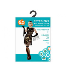 Costum Retro Anii '20 pentru Adulti, Marimea S