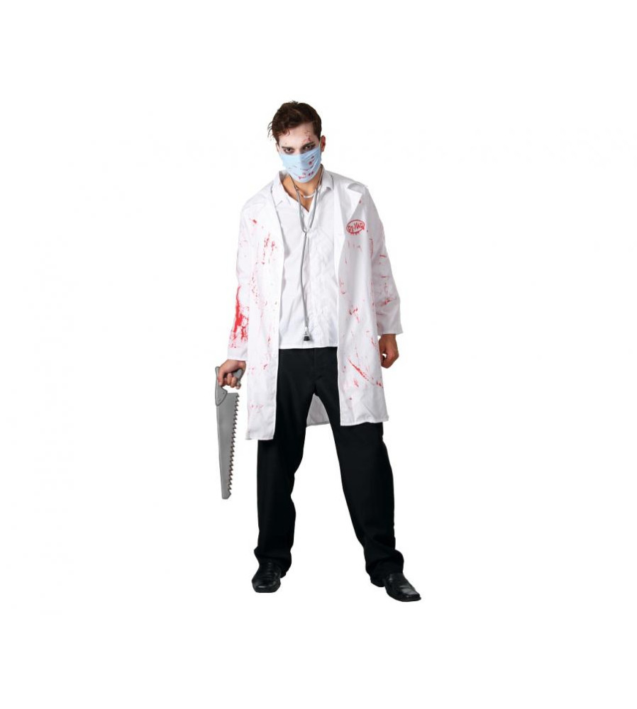 Costum Halloween Doctor Zombie pentru Adulti Marimea 52