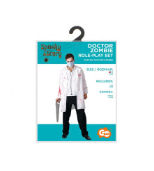 Costum Halloween Doctor Zombie pentru Adulti Marimea 52