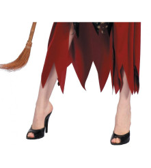 Costum Halloween Vrajitoare Rosie pentru Adulti Marimea M
