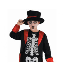 Costum catnaval Schelet 120/130 cm (7-8 ani) pentru Copii