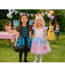 Costum carnaval Printesa Unicorn 120/130 cm (7-8 ani) pentru Copii