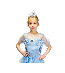 Costum carnaval Printesa Albastra 130/140 cm (9-10 ani) pentru Copii