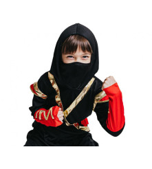 Costum carnaval Ninja Curajos 110/120 cm (5-6 ani) pentru Copii