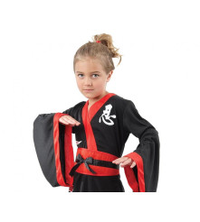Costum carnaval Ninja Warrior 120/130 cm (7-8 ani) pentru Fete