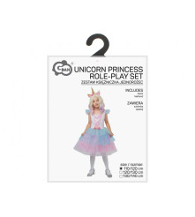 Costum carnaval Printesa Unicorn 110/120 cm (5-6 ani) pentru Copii