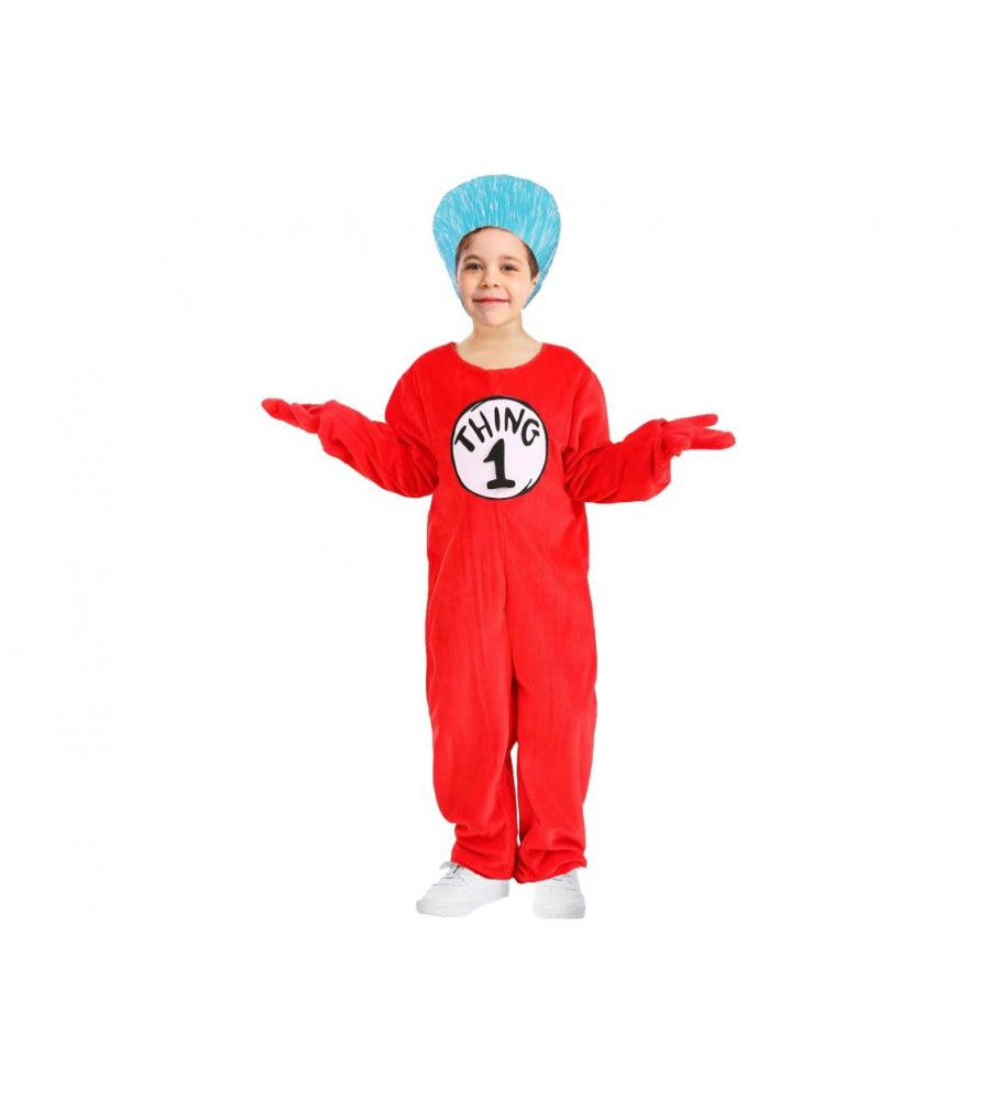 Costum carnaval Baiat Rosu Vesel 110/120 cm (5-6 ani) pentru Copii