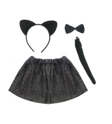 Costum carnaval Pisicuta 90/120 cm (3-6 ani) pentru Copii