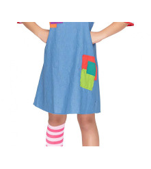 Costum carnaval Pippi pentru fete, marime 110/120 cm (5-6 ani)