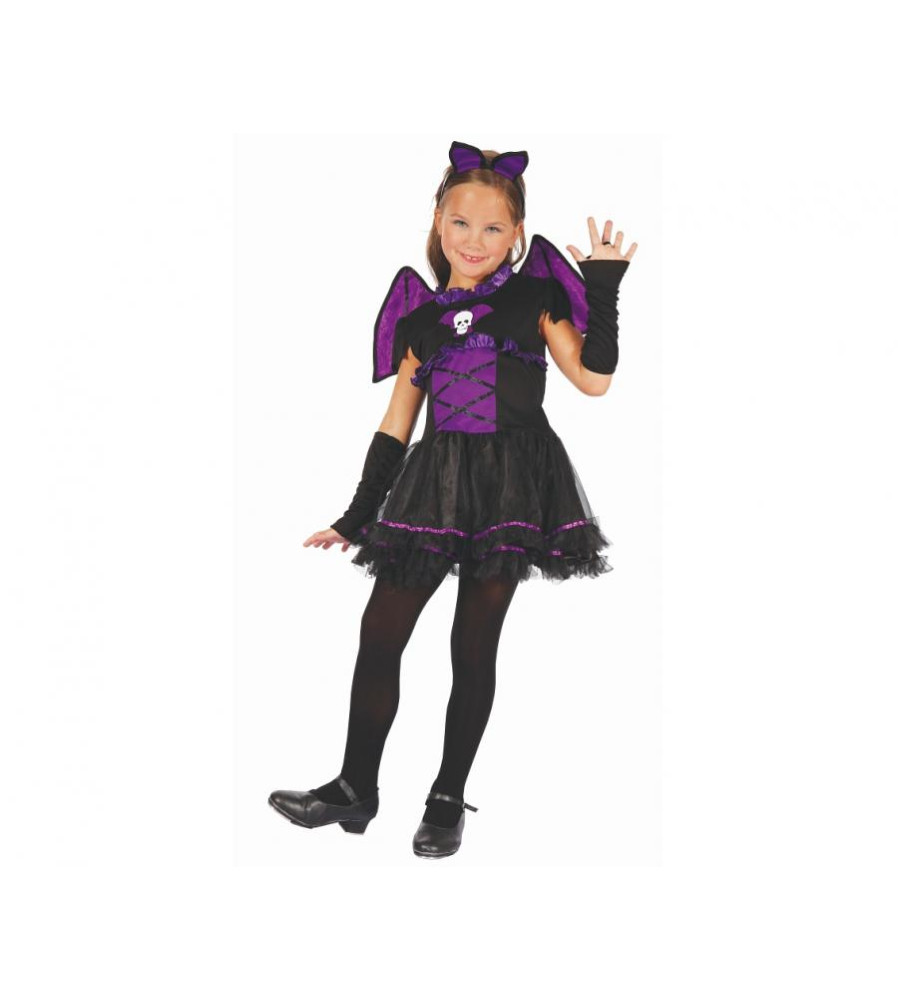 Costum carnaval Vrajitoare Liliac 110/120 cm (5-6 ani) pentru Copii