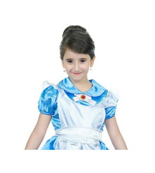 Costum Fata cu Sort Albastru, marime 110/120 cm (5-6 ani)