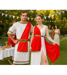 Costum Rege Grec pentru Adulti Marimea 56