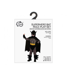 Costum carnaval Supererou Batman (Liliac) 130/140 cm (9-10 ani) pentru Copii