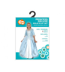 Costum carnaval Printesa Deluxe 120/130 cm (7-8 ani) pentru Copii