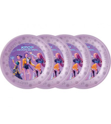 Set 4 Farfurii Reutilizabile K-POP Demon Hunters 21 cm