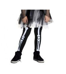 Costum carnaval Schelet pentru fete marime 130/140 cm (9-10 ani)