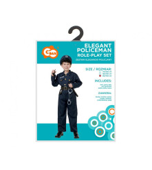 Costum Politist pentru Copii, marime 130/140 cm (9-10 ani)