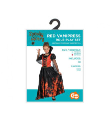 Costum Vampirita Rosie pentru Copii, marime 130/140 cm (9-10 ani)