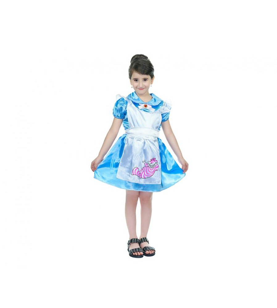 Costum Fetita cu Sort Albastru pentru fete, marime 130/140 cm (9-10 ani)