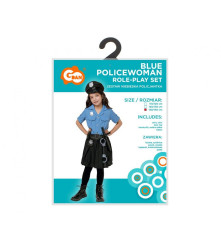 Costum carnaval Politista Albastra pentru Copii 130/140 cm (9-10 ani)