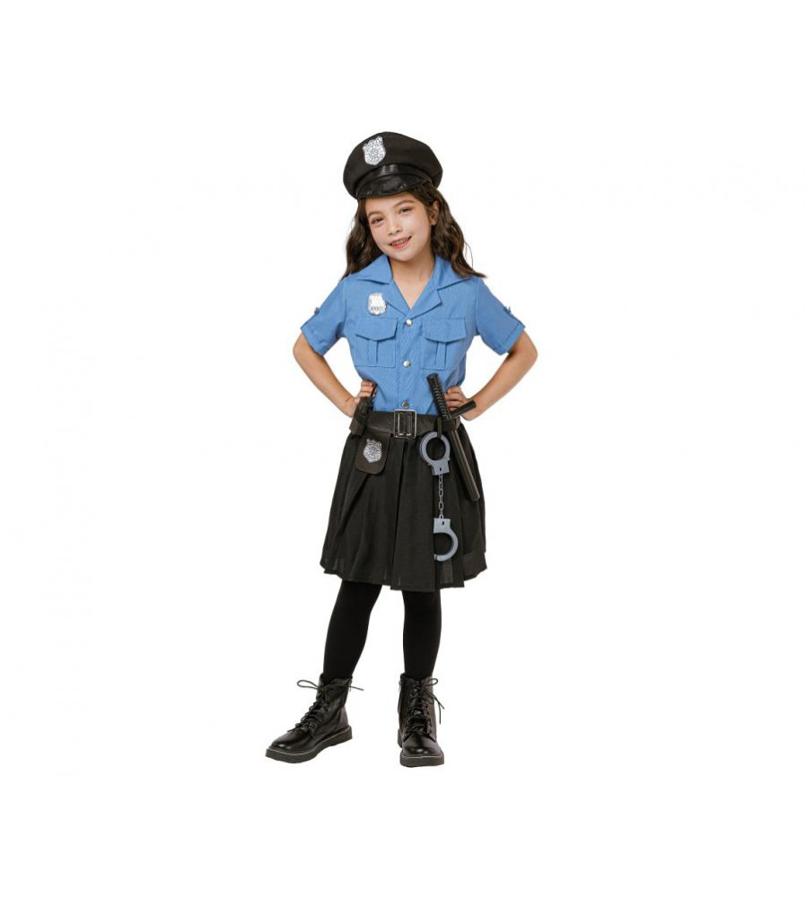 Costum carnaval Politista Albastra pentru Copii 130/140 cm (9-10 ani)