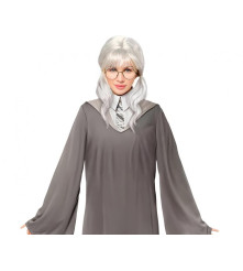 Costum Vrajitoare Gri pentru Copii, marime 110/120 cm (5-6 ani)