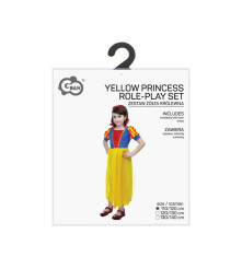 Costum Alba ca Zapada pentru Copii, marime 110/120 cm (5-6 ani)