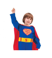 Costum carnaval Superman pentru Copii, marime21 130/140 cm (9-10 ani)
