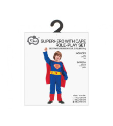 Costum carnaval Superman pentru Copii, marime21 130/140 cm (9-10 ani)