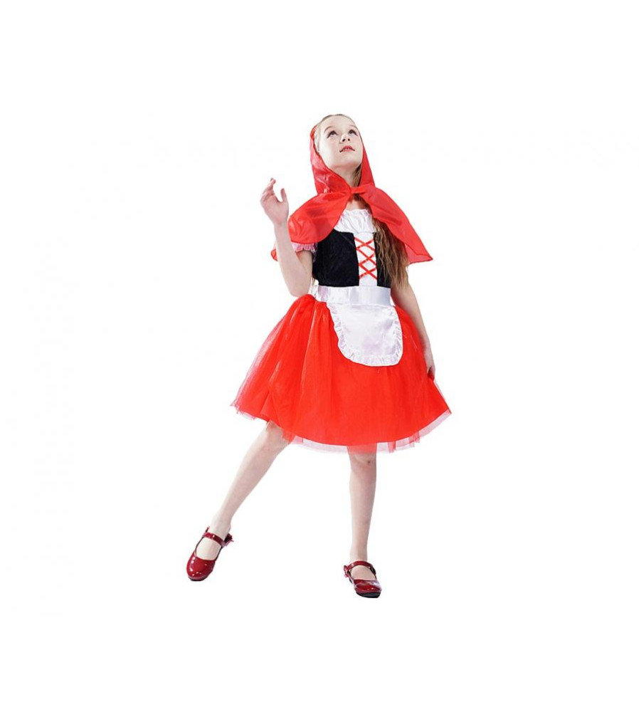 Costum carnaval Scufita Rosie pentru Copii, marime 110/120 cm (5-6 ani)