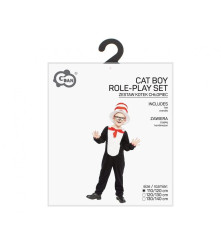 Costum carnaval Pisica Neagra pentru copii 110/120 cm (5-6 ani)