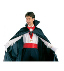 Costum Vampir Gotic pentru Adulti, Pelerina cu Guler, Marime Universala