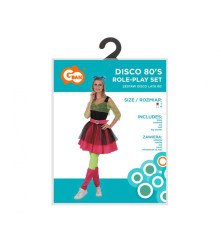 Costum Disco Retro Anii 80 pentru Adulti Marime S