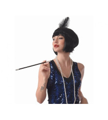 Costum Retro pentru Adulti, Rochie si Bentita, Marime S