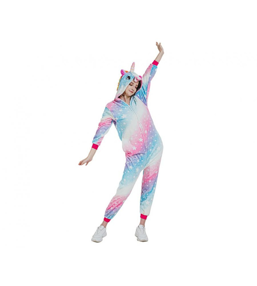 Costum Unicorn pentru Adulti Salopeta cu Gluga, Marime S