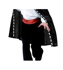 Costum Vampir pentru Adulti cu Pelerina si Jabot, Marime Universala