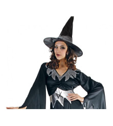 Costum pentru adulti Vrajitoare Senzuala, Rochie Palrie si Curea marime S