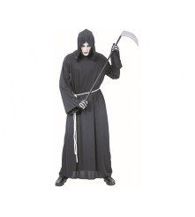 Costum Grim secerator pentru Adult, Roba cu Gluga si Curea Marime Universala