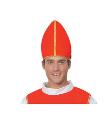 Costum Episcop pentru Adulti cu Roba, Palarie si Curea Marimea 52