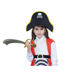 Costum Pirat pentru Fete, Marime 110/120 cm (5-6 ani)