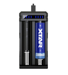 Incarcator Rapid Xtar SC2 USB-C pentru Acumulatori Li-ion 18650 26650 21700
